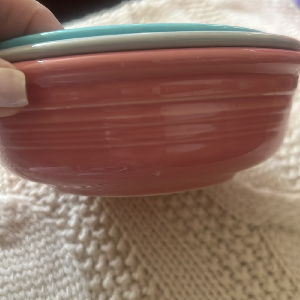 Rare Fiesta Ware Vintage Mini Bowl Trio - Picture 11 of 16